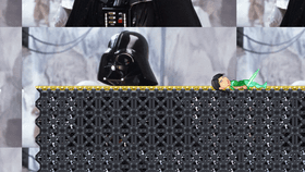 Darth Vader vs Luke Skywalker and the princess