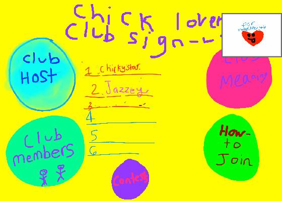 Chick club sign-ups 1