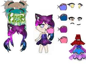 Anime dress up 2 (# made by WOLFLOVER(moved)