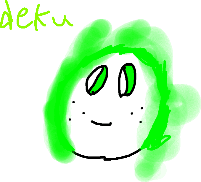 i tried to make deku 🥲