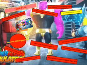 Roblox superhero simulater clicker