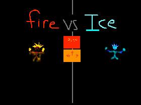 1-2 player ice vs fire KO 1