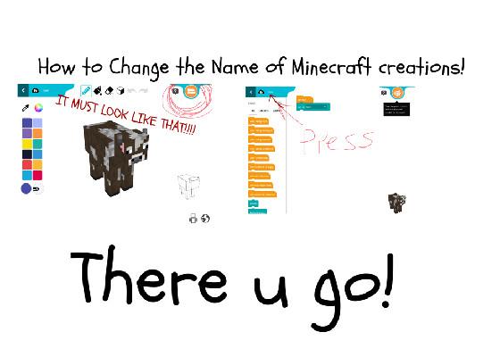 How to change the name of minecraft