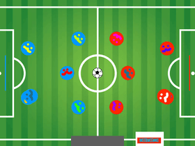 2-Player Hover Soccer Game