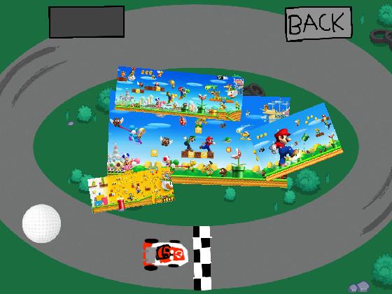 Mario kart cartoon graphics