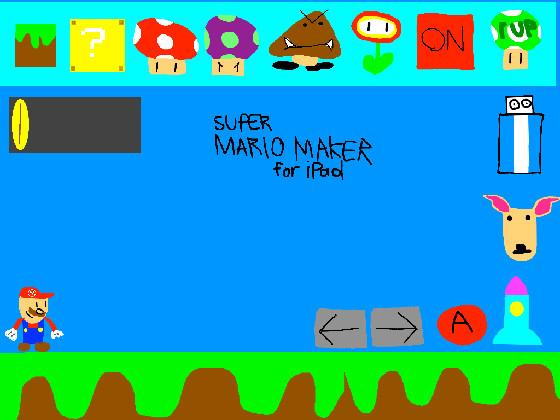 Super Mario Maker drawn