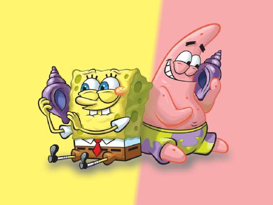 spongebob and patrick talking to each other