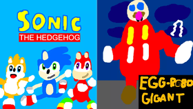 Sonic The Hedgehog + Egg Robo Gigant