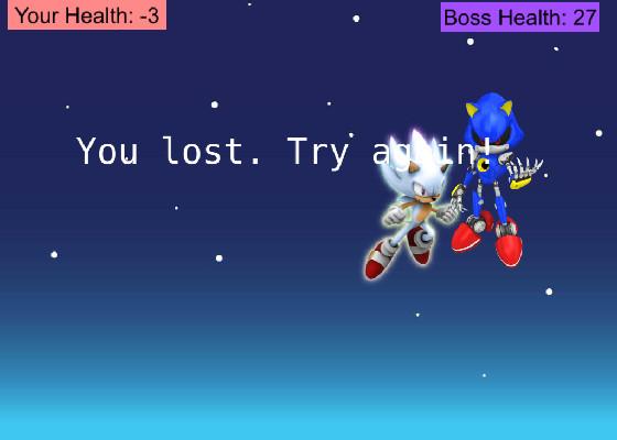 Sonic VS. Metal Sonic 1