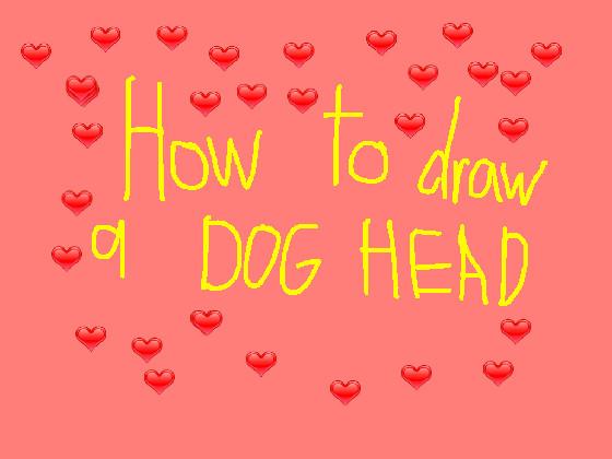 How to Draw a Dog Head