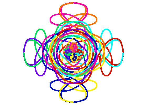 spiral art! rainbow 