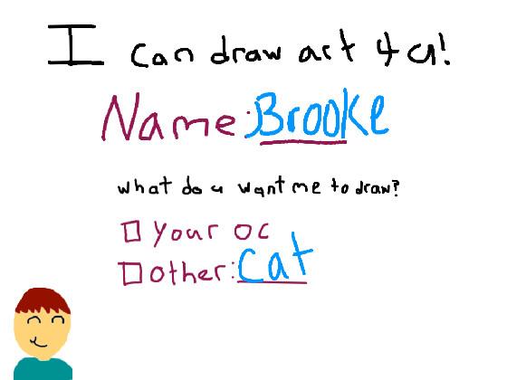 I can draw art 4 U! 1