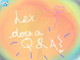 LexRex does a Q&A! 