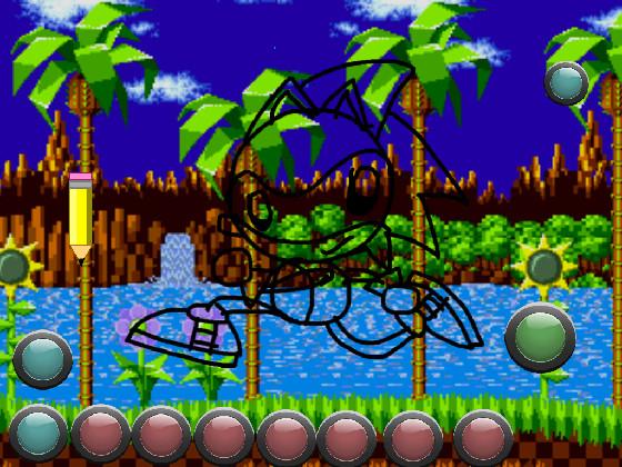 Color in: sonic the hedgehog 