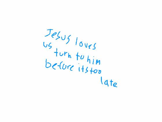 Jesus loves us
