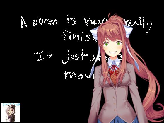 Just Monika. 1