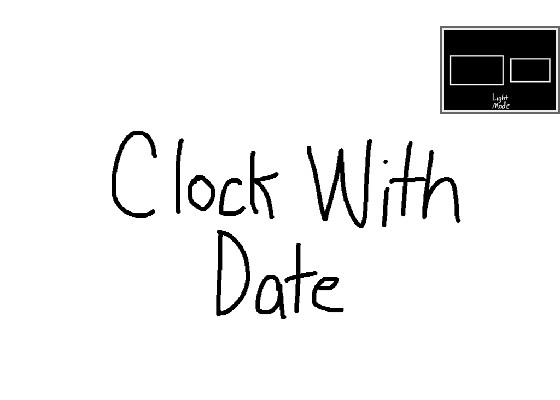 Clock With Date 