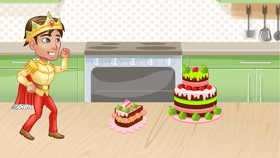 Cooking whith a appel game!