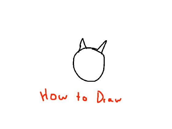 How to draw a kitty cat