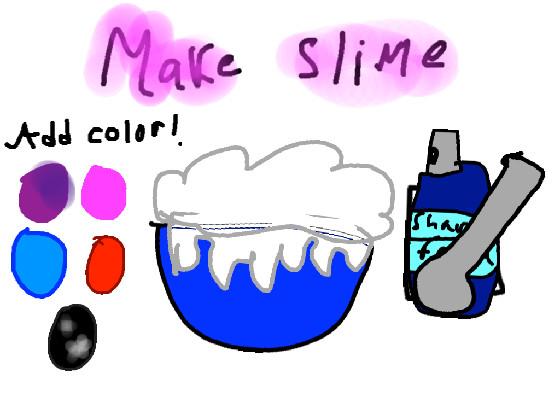 make slime and play with it 🍒 1