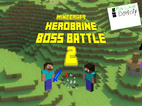 minecraft herobrine boss battle 2 1 1