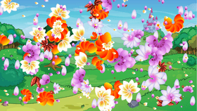 Spawn a bunch of flowers everywhere!