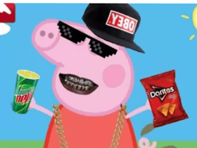 MLG Peppa Pig WE WILL ROCK YOU