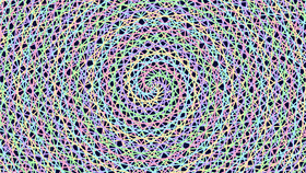 Spiral Math drawing