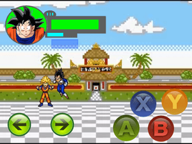 super saiyan Goku VS Vegeta