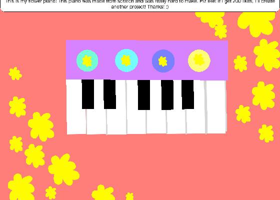 Flower Piano. Actually Works!
