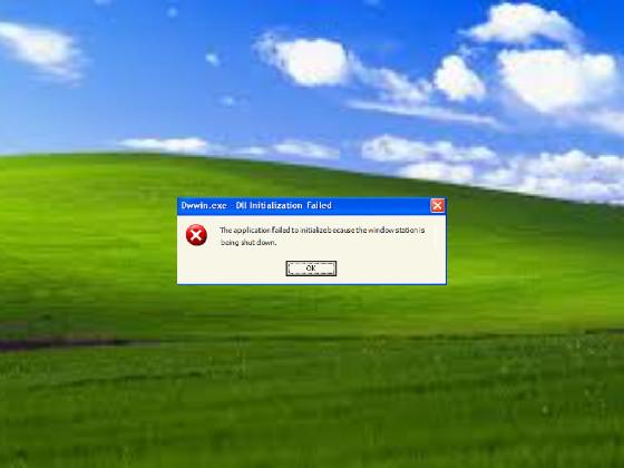 Windows XP Error 1