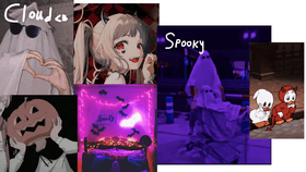 Halloween wall collage! [FREE TO USE]