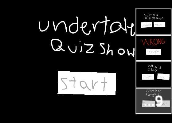 Undertale quiz show