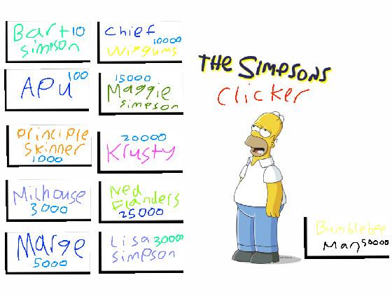 Simpsons clicker