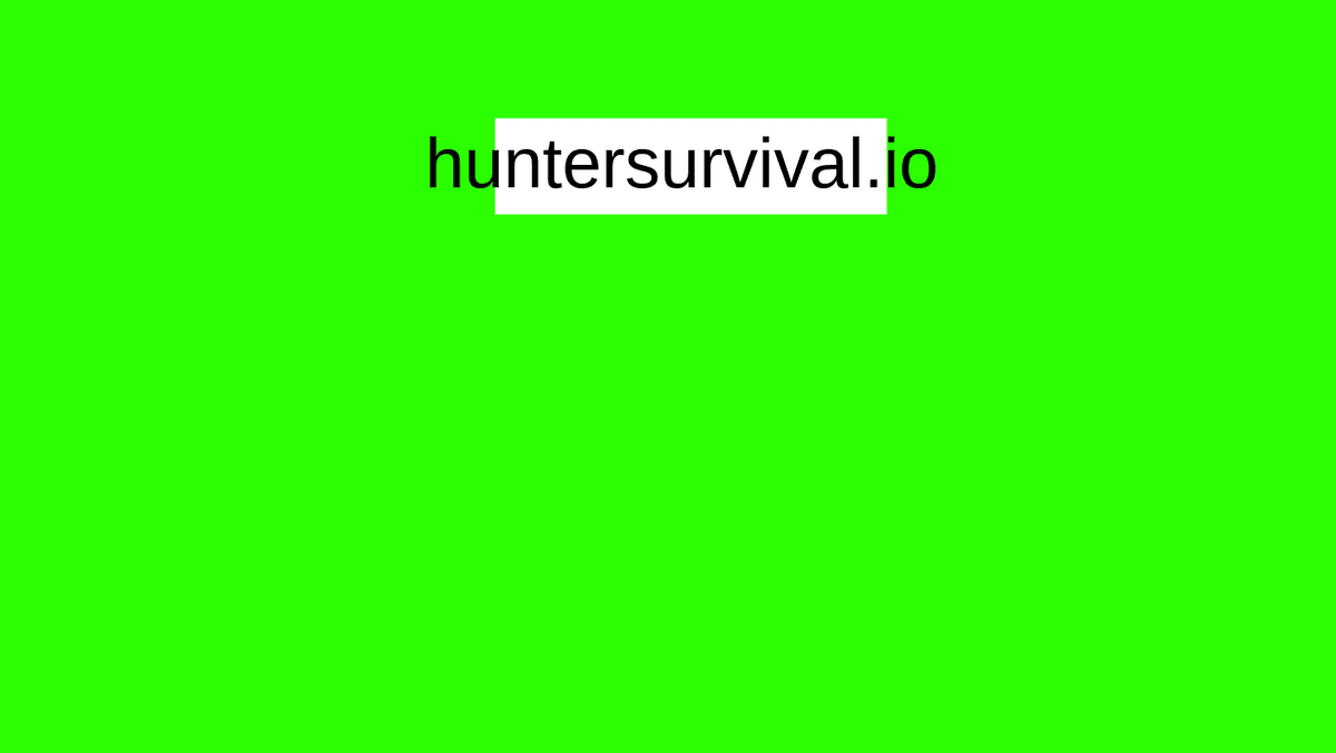 huntersurvival.io