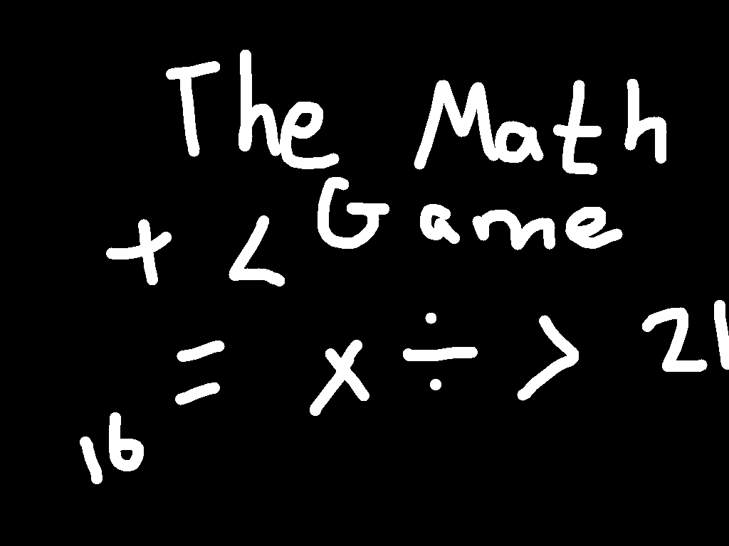 The MathGame 1