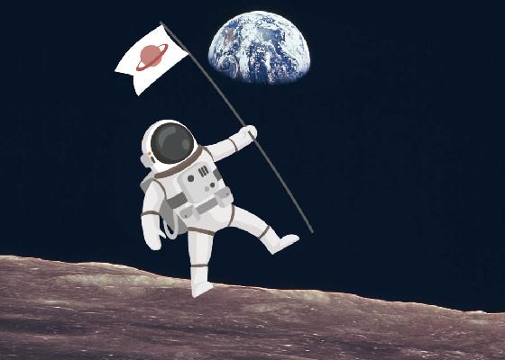 Astronaut on the moon ( Part 1 ) 1