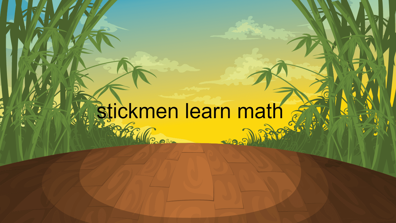 Stickmen learn math part 1: angles