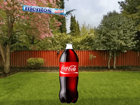Mentos+Coke! This is a very fun simulation