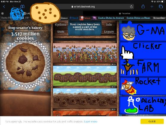 Cookie Clicker, Credit To Someone Else, Not ME