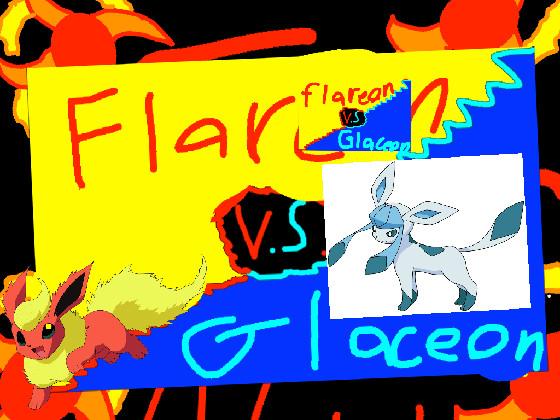 1-2 Player FLAREON vs GLACEON! 1 1 1