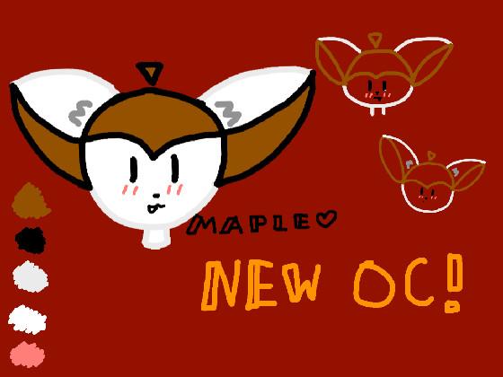Meet Maple! (my new oc)