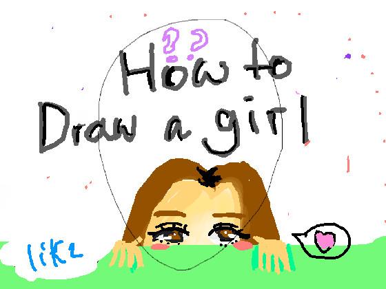 How to draw girl by jettis