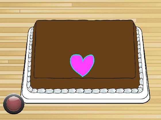 draw a desigh on the cake