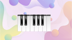 the Piano keyboard
