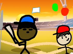 Base ball game this is not my og work just the bacround and drawings