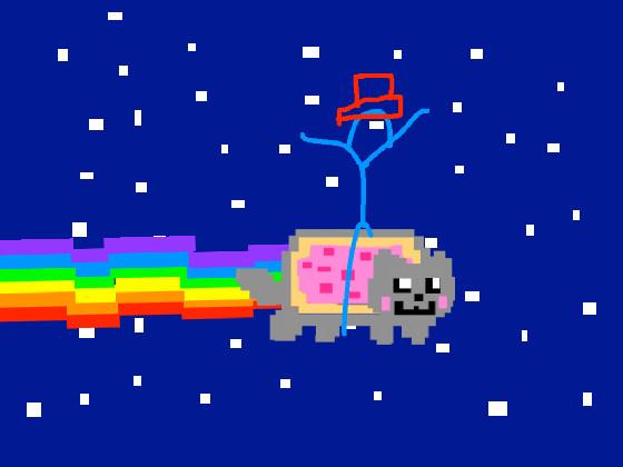 Nyan Cat with blue guy 1 1