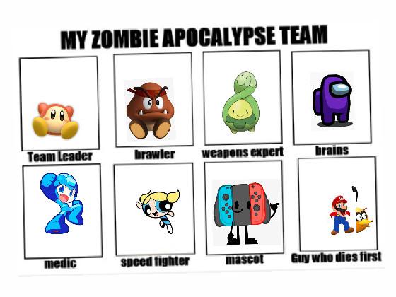 My Zombie Apocalypse Team 1 1 1