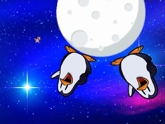 first Penguin on the moon
