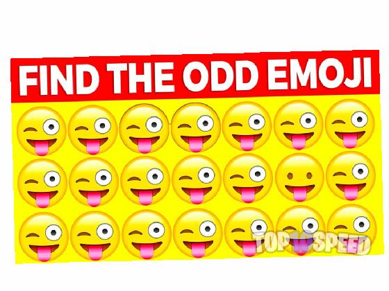 Find the odd emoji